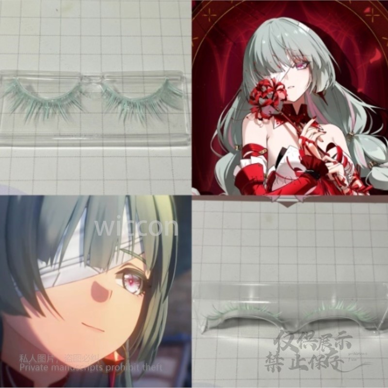 Costume Anime Cosplay - أنيمي Phrolova شعر مستعار تأثيري الأخضر