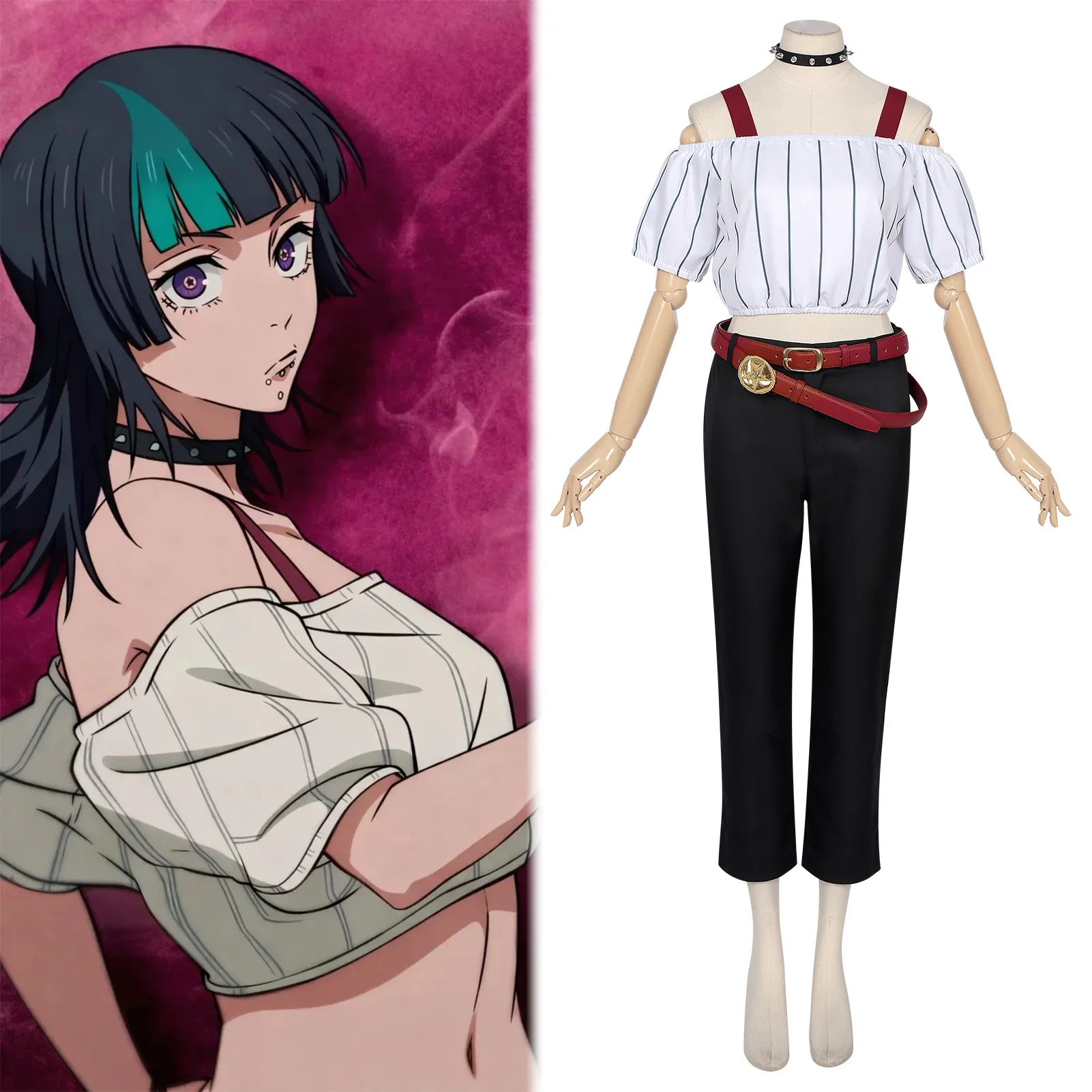 زي تنكري نسائي للبالغين بتصميم - مراجعة Cosplay Anime Jjk وسعره