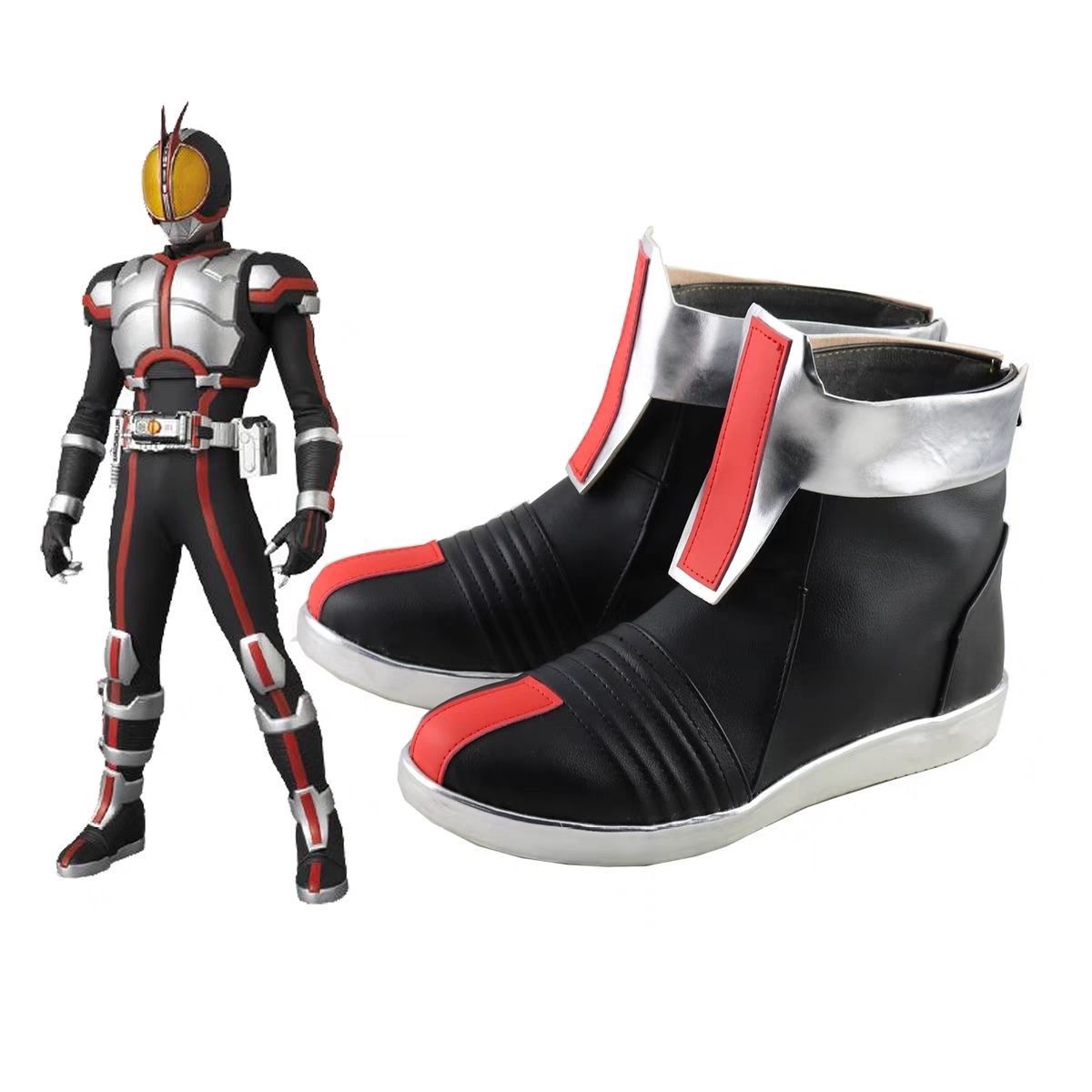 أحذية كاحل كوسبلاي هالوين كامي - مراجعة Anime Cosplay Kamen Rider وسعره
