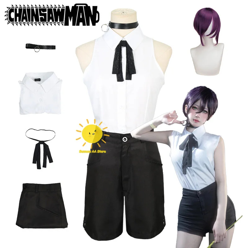❤️ ❤️ ❤️ أزياء تنكرية لشخصية ر - مراجعة Anime Cosplay Chainsaw Man وسعره
