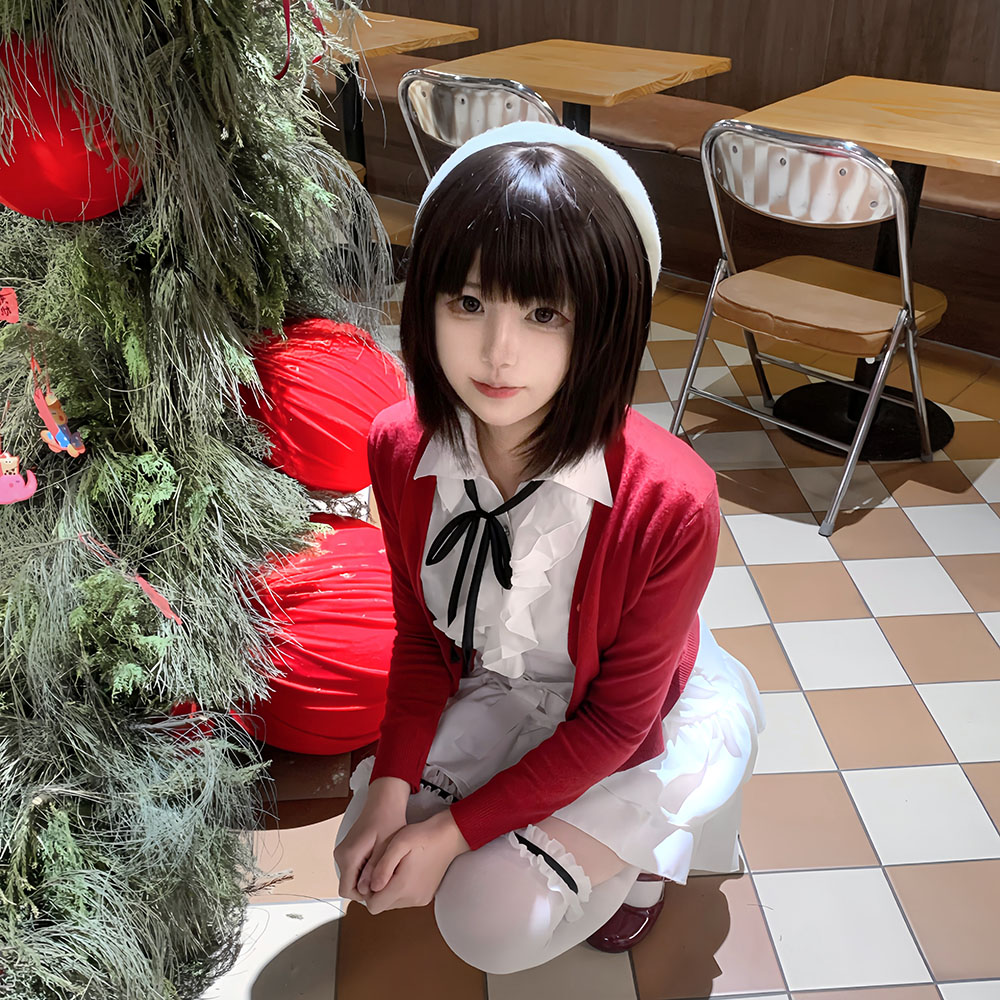 فتاة معطف أحمر قميص تنورة مجمو - مراجعة Anime Cosplay Red وسعره
