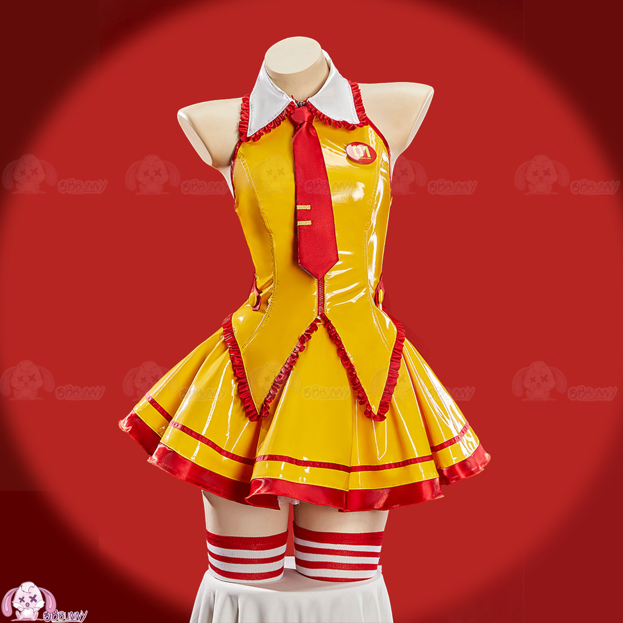 زي تنكري ميكو فانارت من الجلد  - مراجعة Anime Cosplay Red وسعره