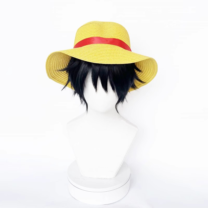 لوفي تأثيري حلي قبعة شعر مستعا - مراجعة Anime Cosplay Luffy وسعره