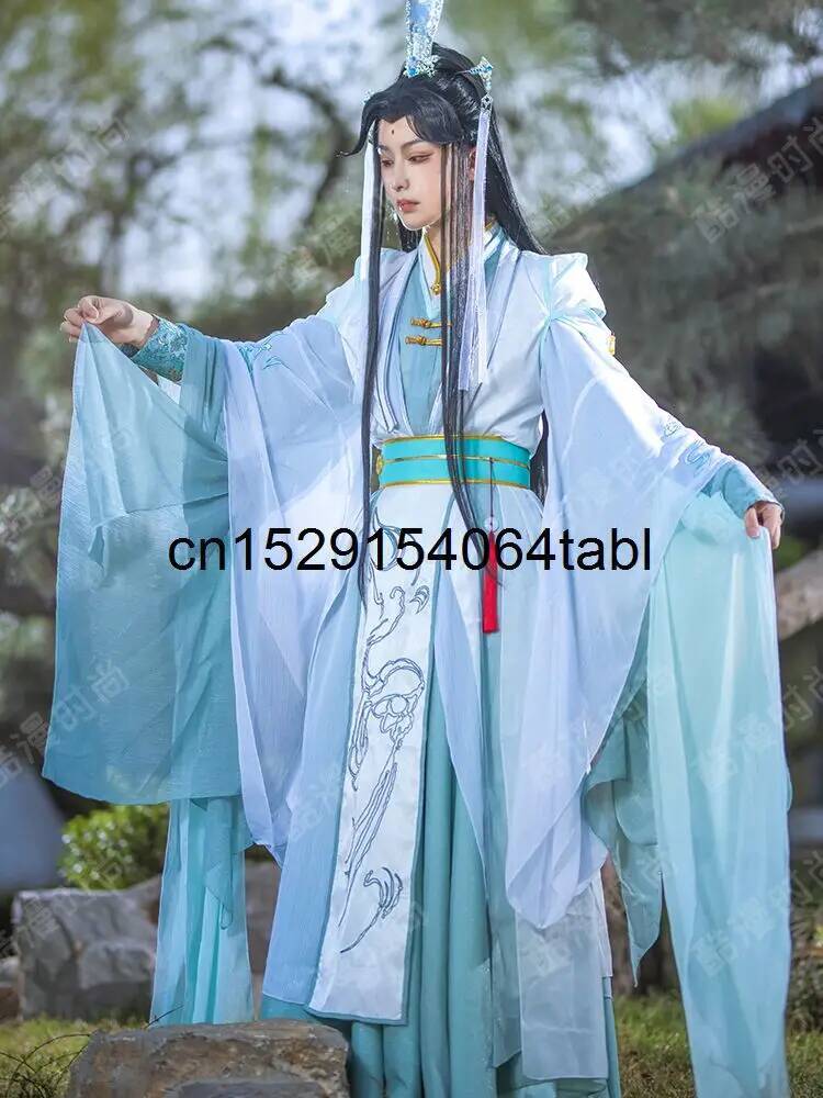 جديد Tian Guan Ci Fu Fengshi Q - مراجعة Costume Anime Cosplay وسعره