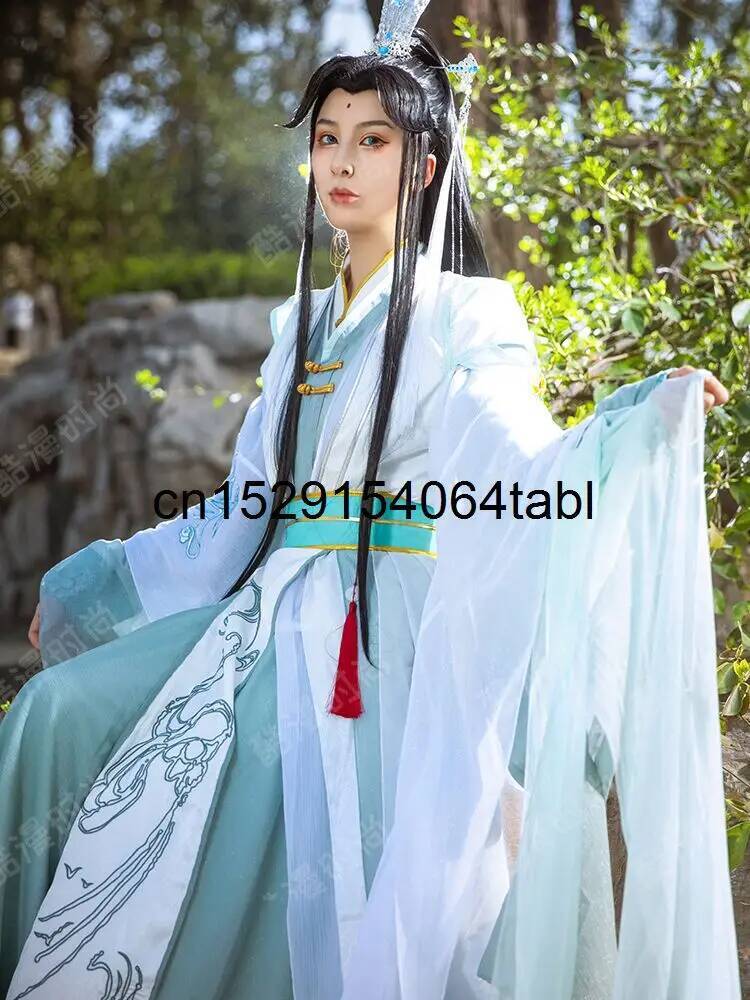 جديد Tian Guan Ci Fu Fengshi Q - مراجعة Costume Anime Cosplay وسعره