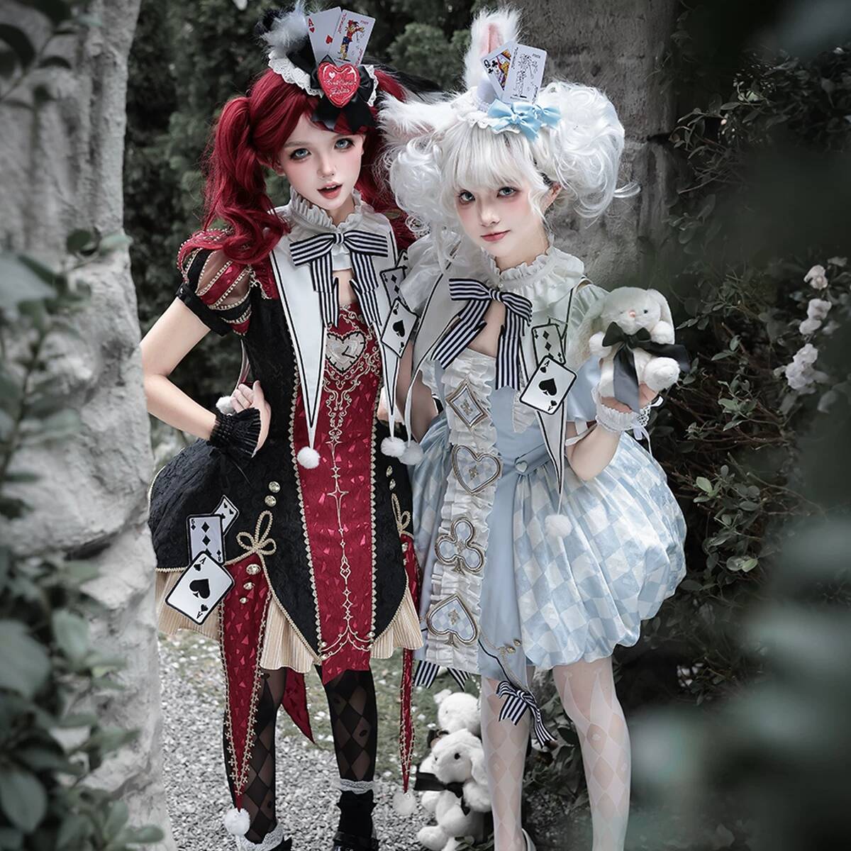 فستان لوليتا جديد بتصميم سيرك  - مراجعة Anime Cosplay Red وسعره